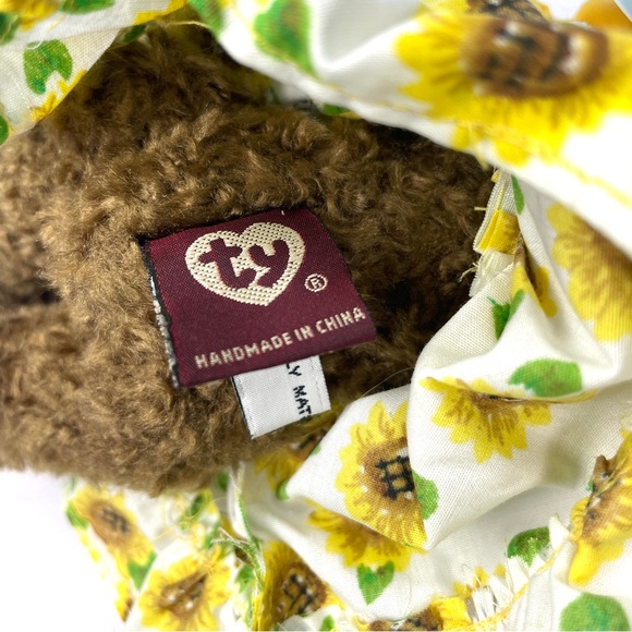 Ty Beanie Susannah Sunflower Bear Plush Teddy - Picture 7 of 12